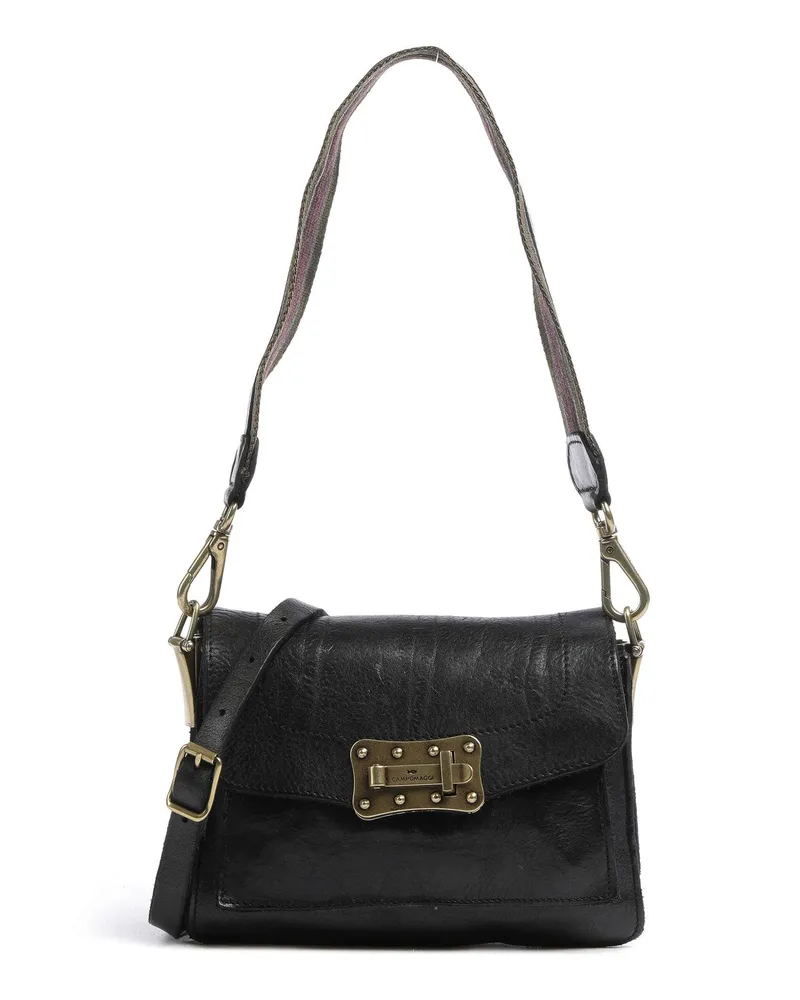 Campomaggi Schultertasche in schwarz Schwarz