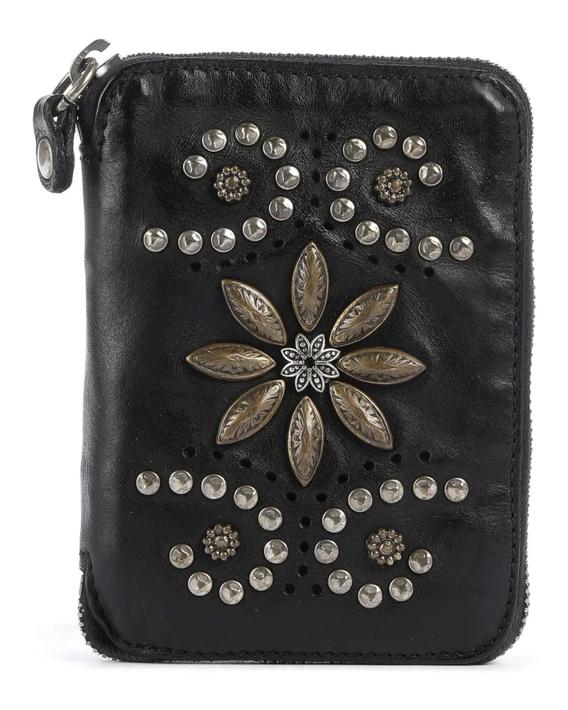 Campomaggi Geldbörse in schwarz Schwarz