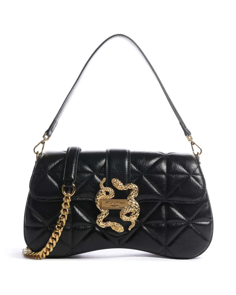 Just Cavalli Schultertasche Iconic Snakes in schwarz Schwarz