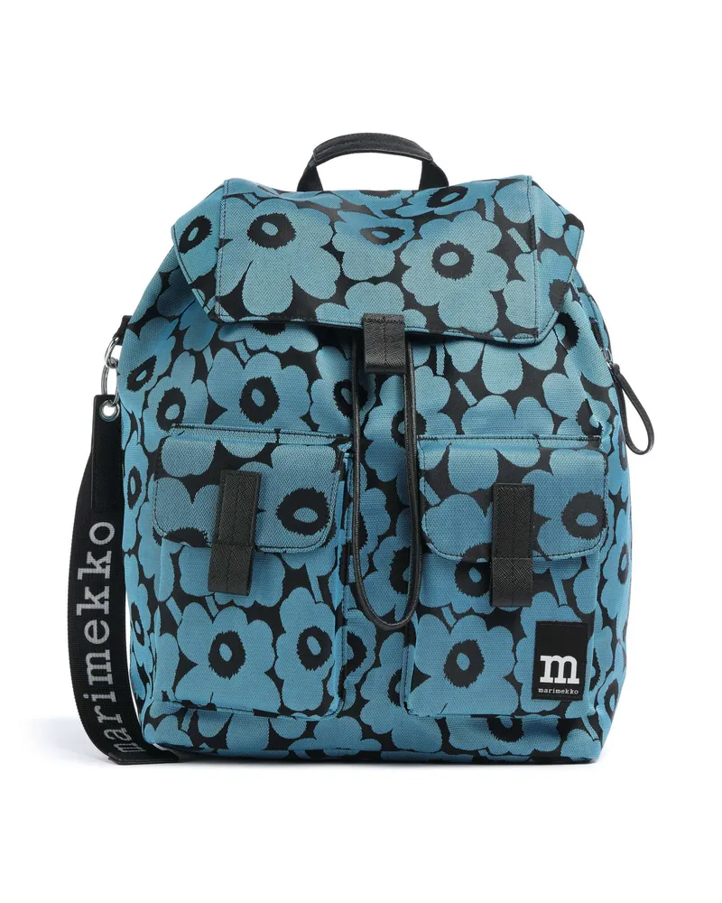 Marimekko Rucksack Unikko Everything L in blau Blau