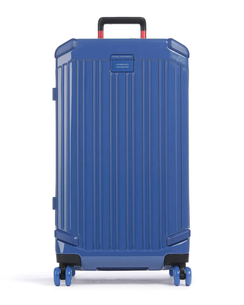 Piquadro 4-Rollen Trolley POP in blau Blau