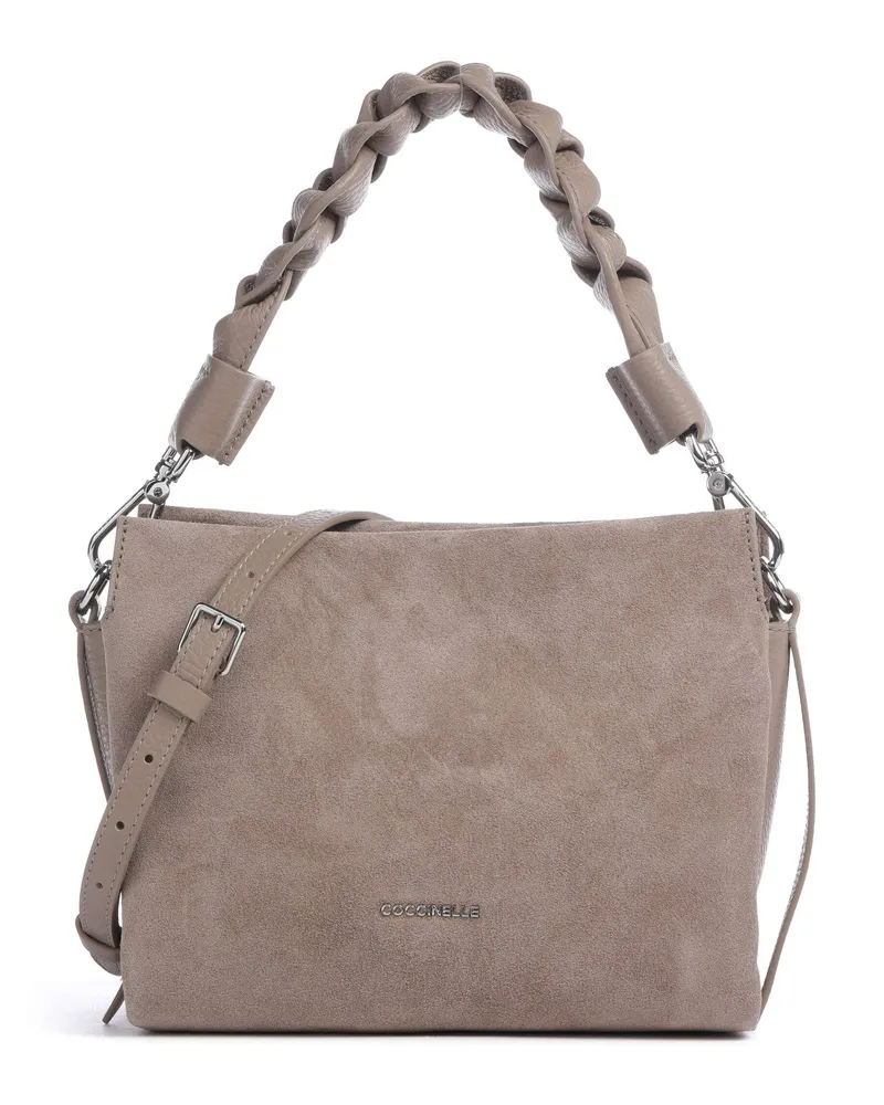 Coccinelle Handtasche Boheme Suede in grau Grau