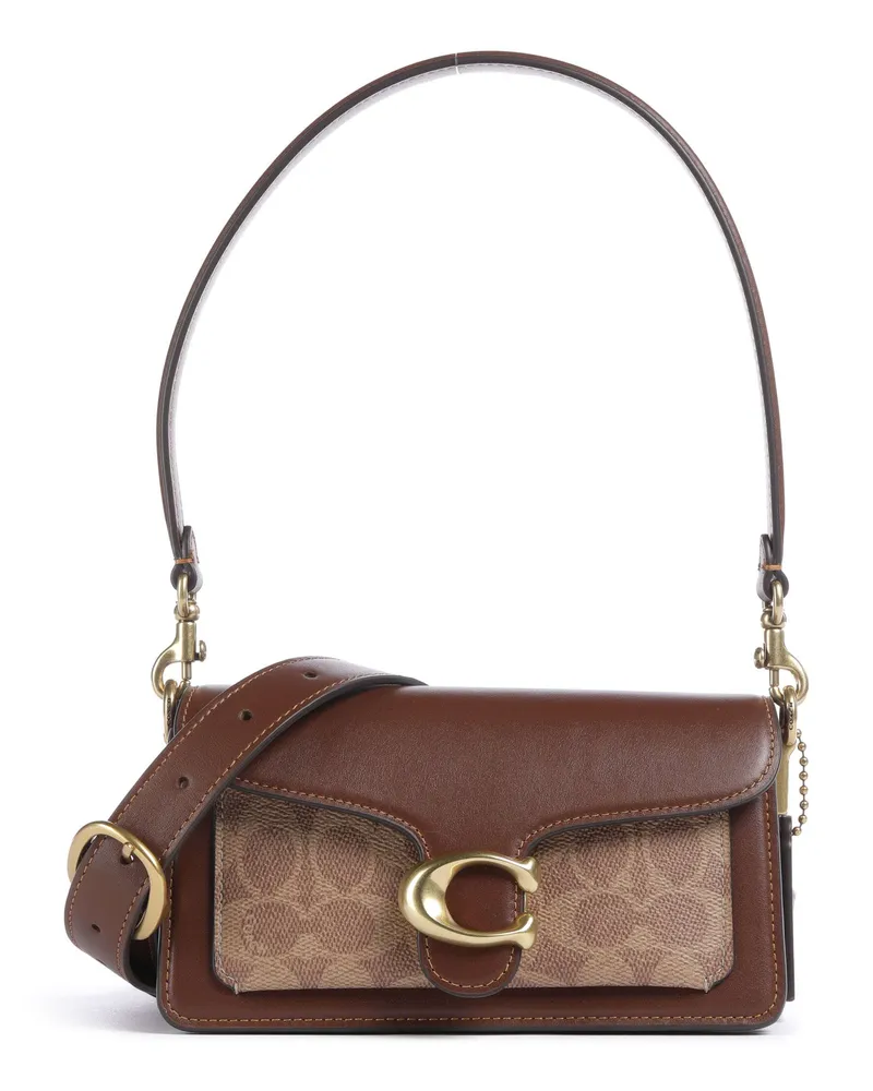 Coach Schultertasche Tabby 20 in braun Braun