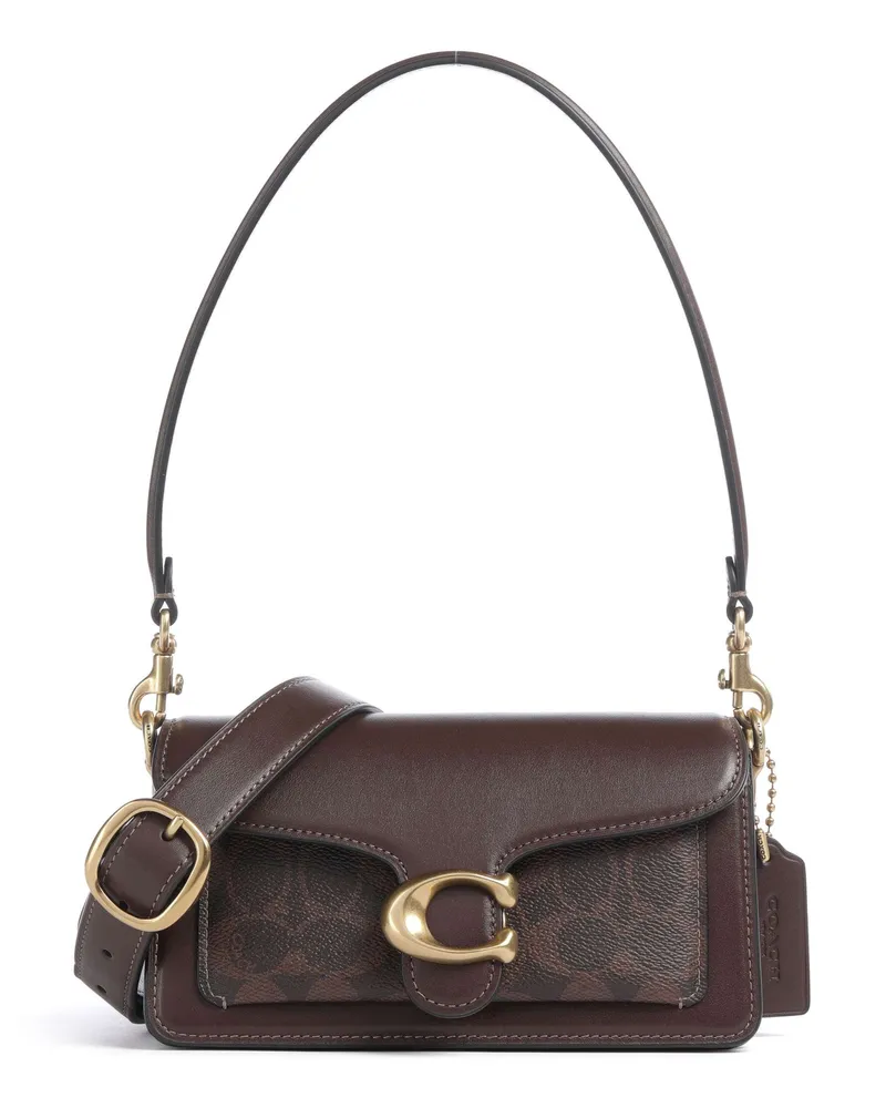Coach Schultertasche Tabby 20 in braun Braun