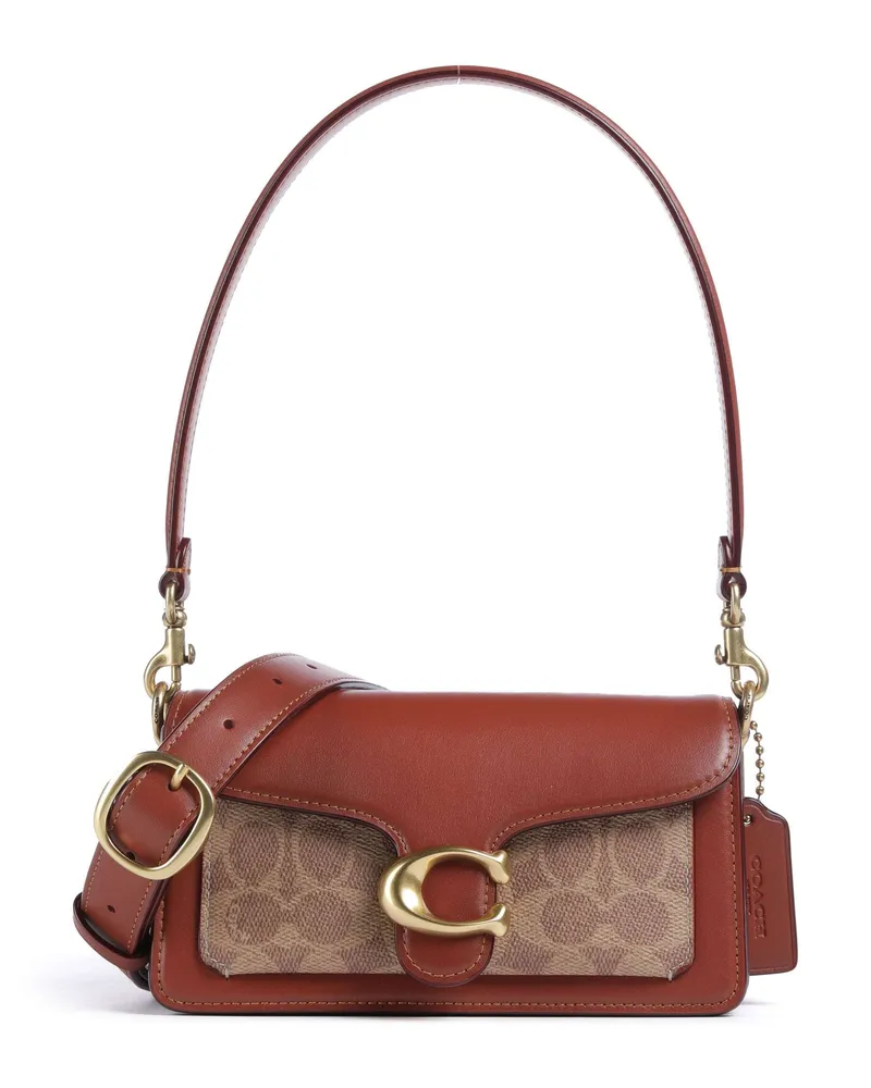 Coach Schultertasche Tabby 20 in braun Braun