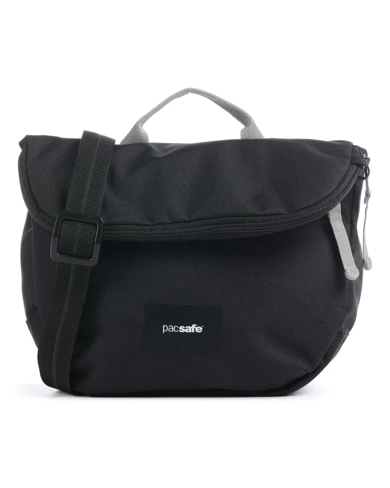 Pacsafe Umhängetasche Go Saddle in schwarz Schwarz
