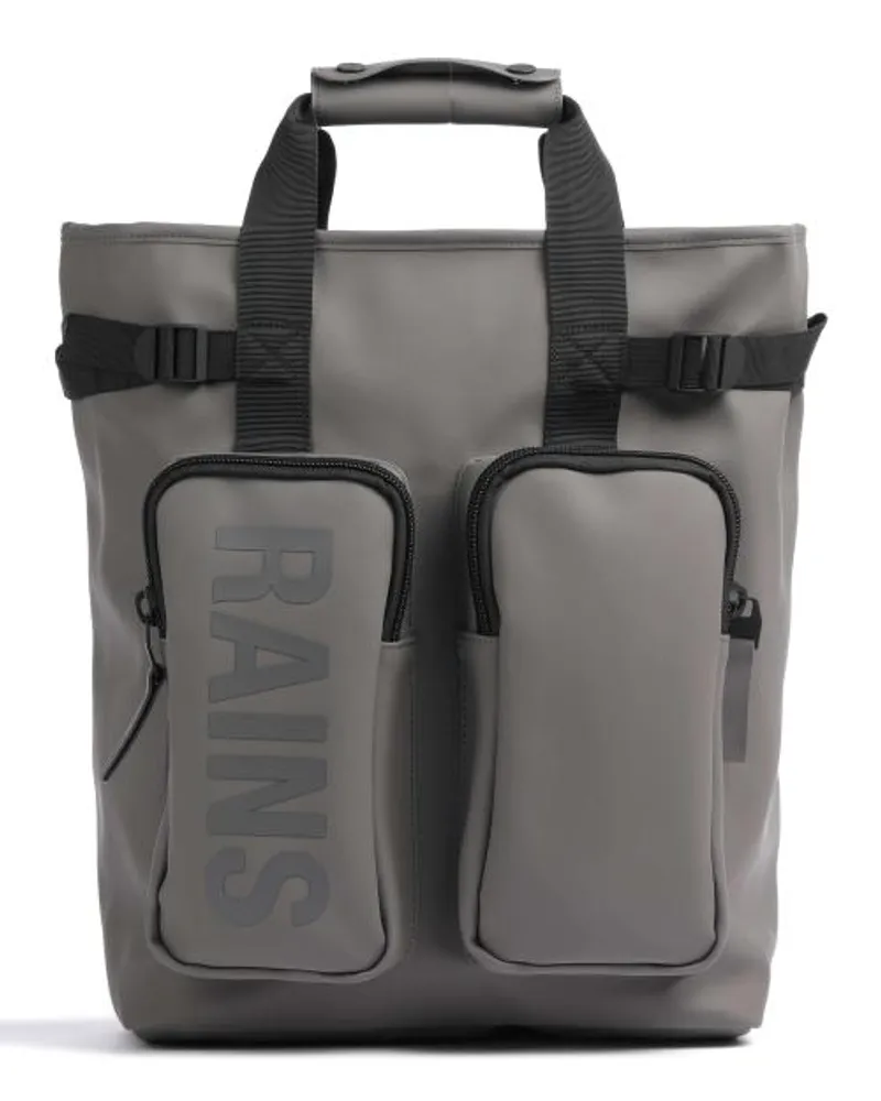 RAINS Rucksack-Tasche grau Grau