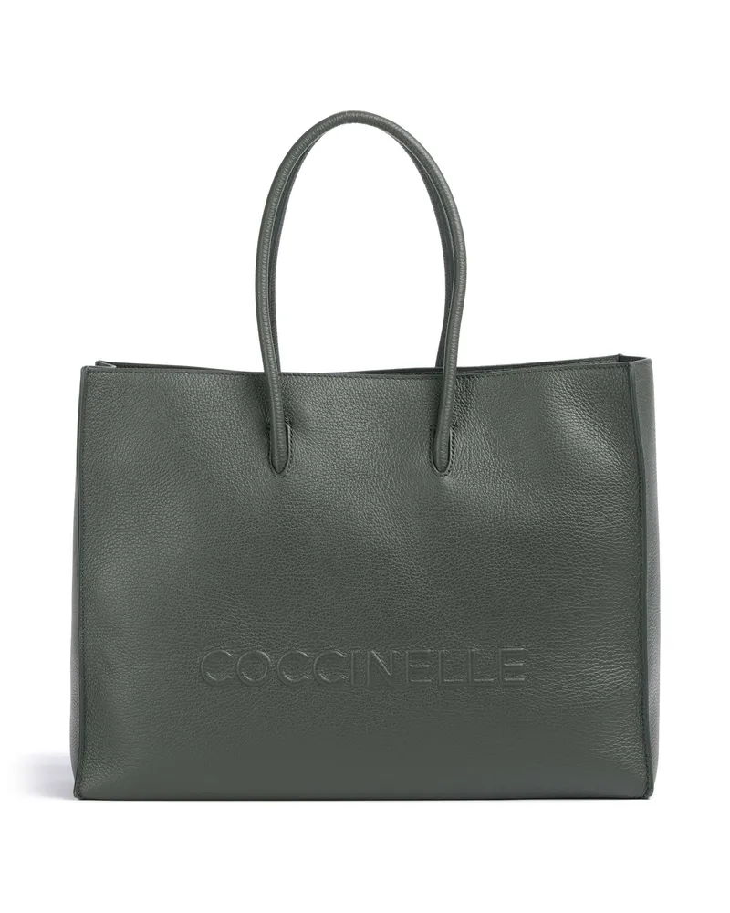 Coccinelle Shopper Myrtha Maxi Logo in grau Grau