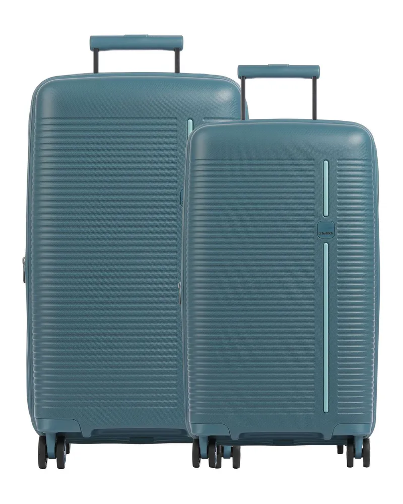 Travelite 4-Rollen Trolley Set Roomer in petrol Petrol