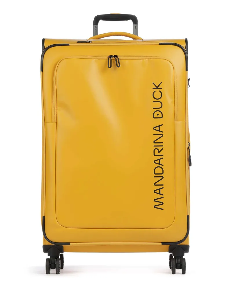 Mandarina Duck 4-Rollen Trolley Eco Coated in gelb Gelb