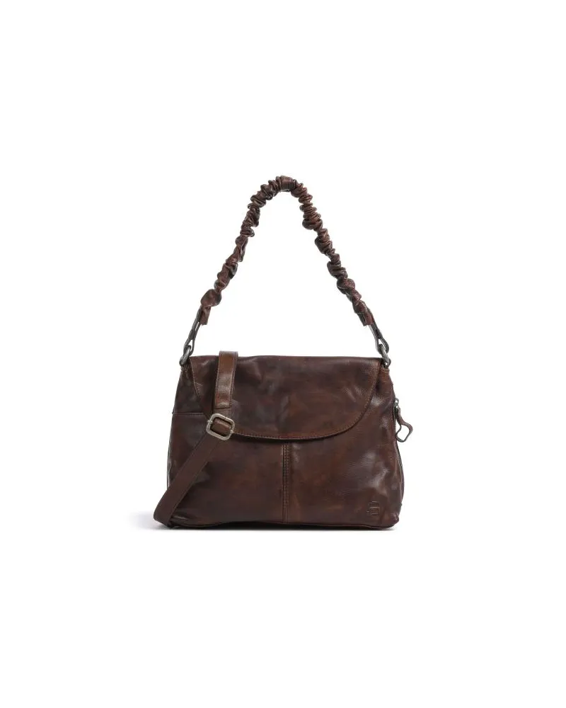 Spikes & Sparrow Apache Kimberley Schultertasche dunkelbraun Braun