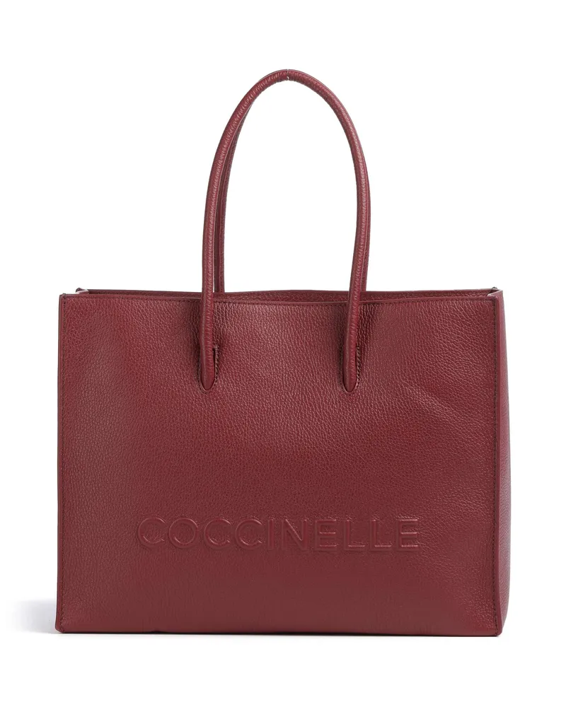 Coccinelle Shopper Myrtha Maxi Logo in rot Rot