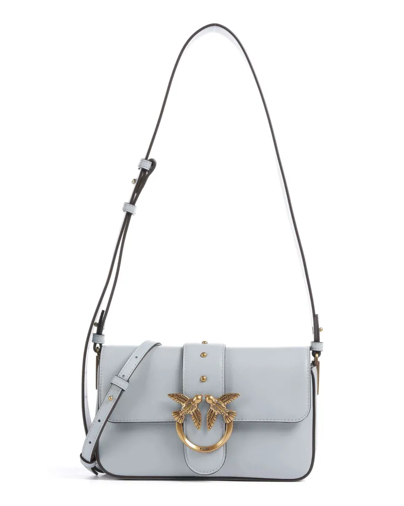 Pinko Schultertasche Love One Mini Slouchy in blau Blau