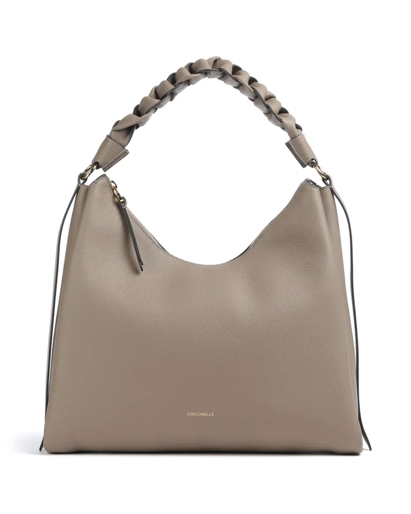 Coccinelle Beuteltasche Boheme Grana Double in grau Grau