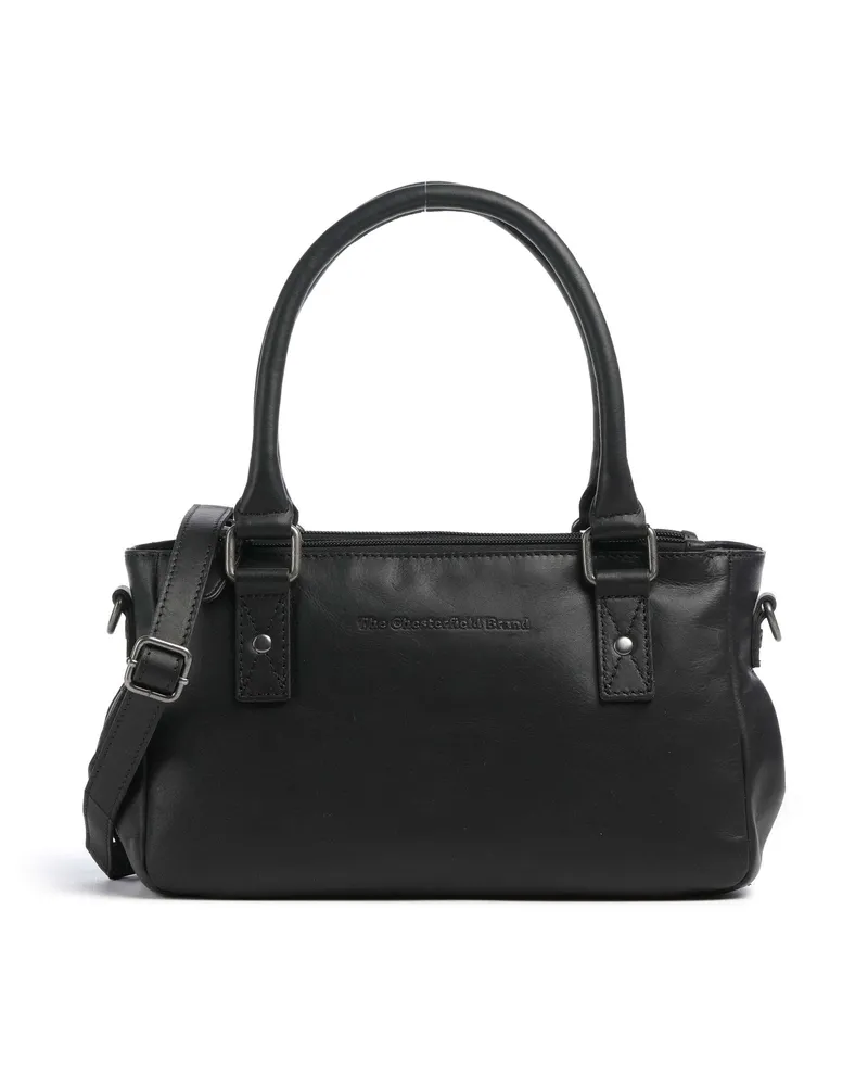 The Chesterfield Brand Handtasche Wax Pull Up Cow Fenja in schwarz Schwarz