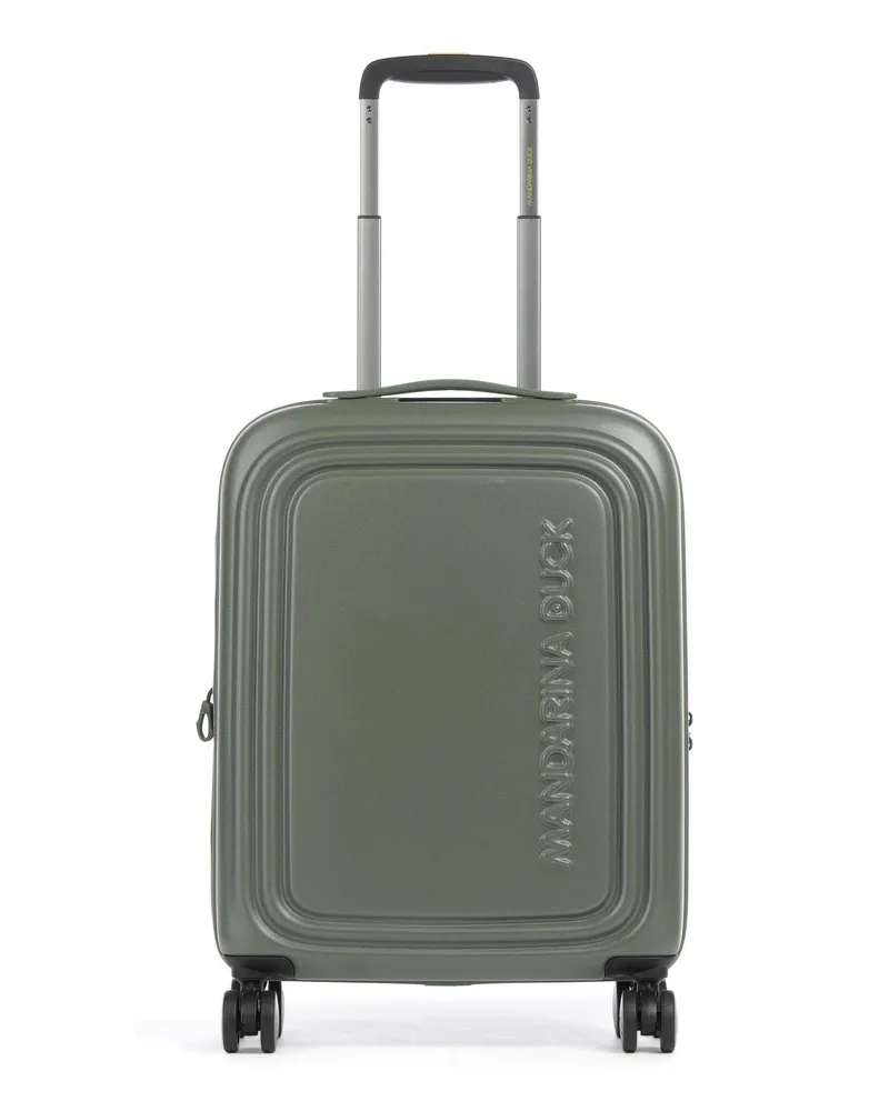Mandarina Duck 4-Rollen Trolley Logoduck+ in oliv Oliv