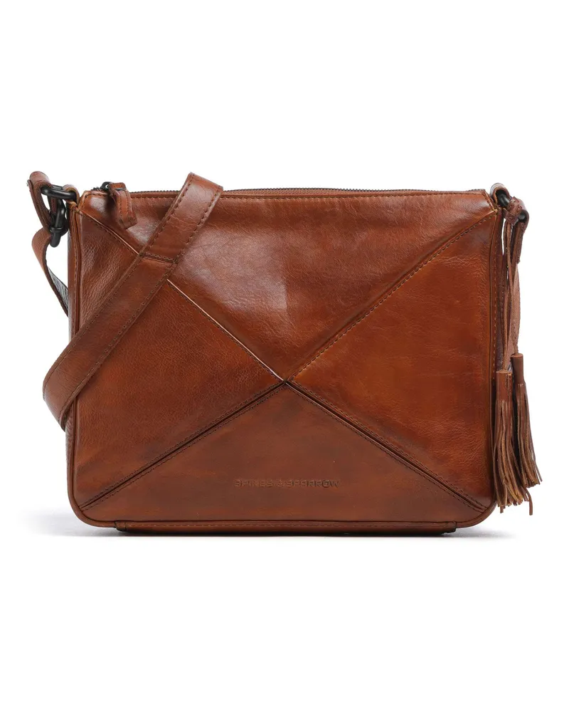 Spikes & Sparrow Umhängetasche Apache Lilla in braun Braun