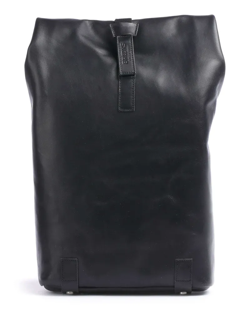 Brooks England Rolltop Rucksack Pickwick Leather Small in schwarz Schwarz