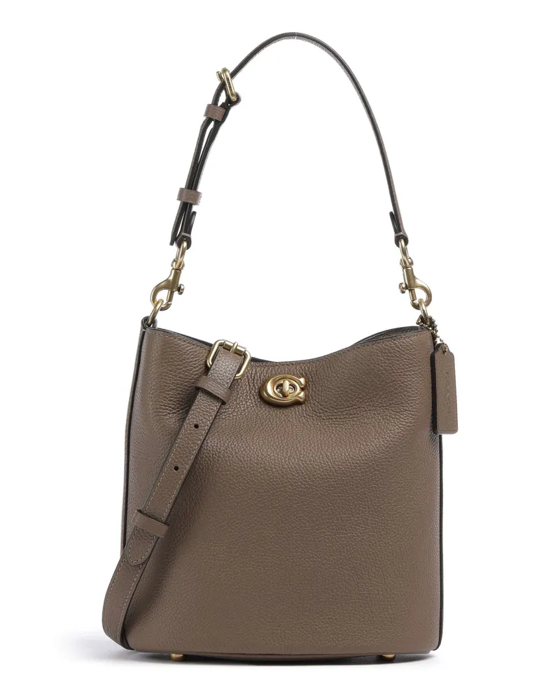 Coach Beuteltasche Willow Soft 19 in grau Grau