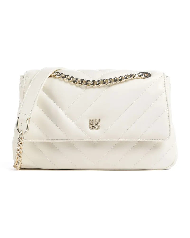HUGO BOSS Schultertasche Chris 2.0 in elfenbein Beige