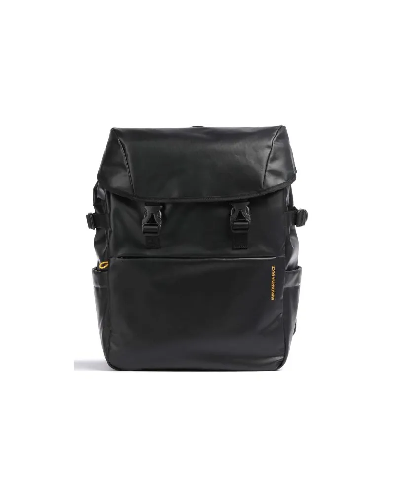 Mandarina Duck Eco Coated Laptop-Rucksack schwarz Schwarz