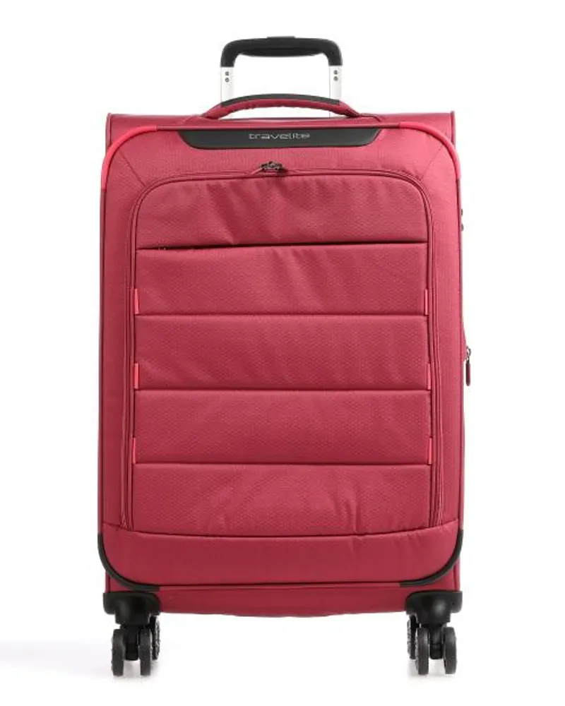 Travelite Skaii 4-Rollen Trolley fuchsia Rot