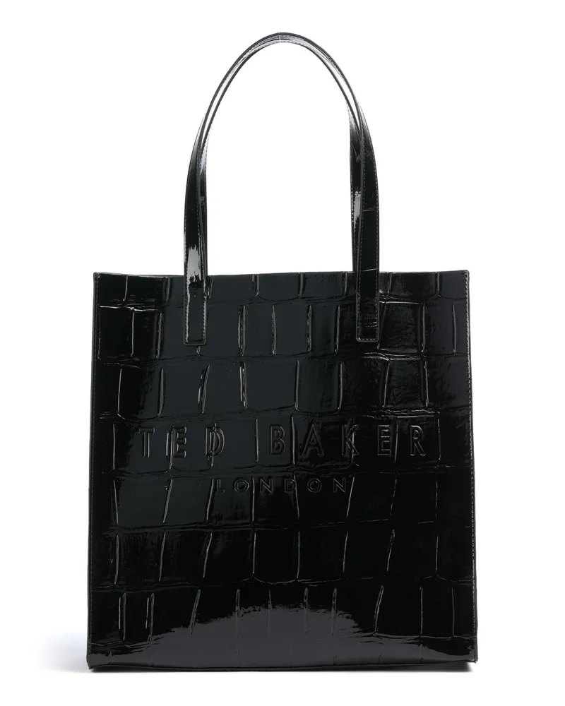 Ted Baker Shopper Croccon in schwarz Schwarz