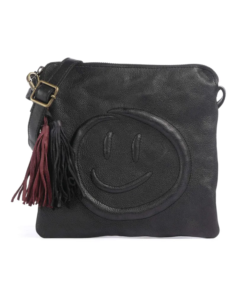 Taschendieb Wien Umhängetasche Freiheitsplatz 3 in schwarz Schwarz