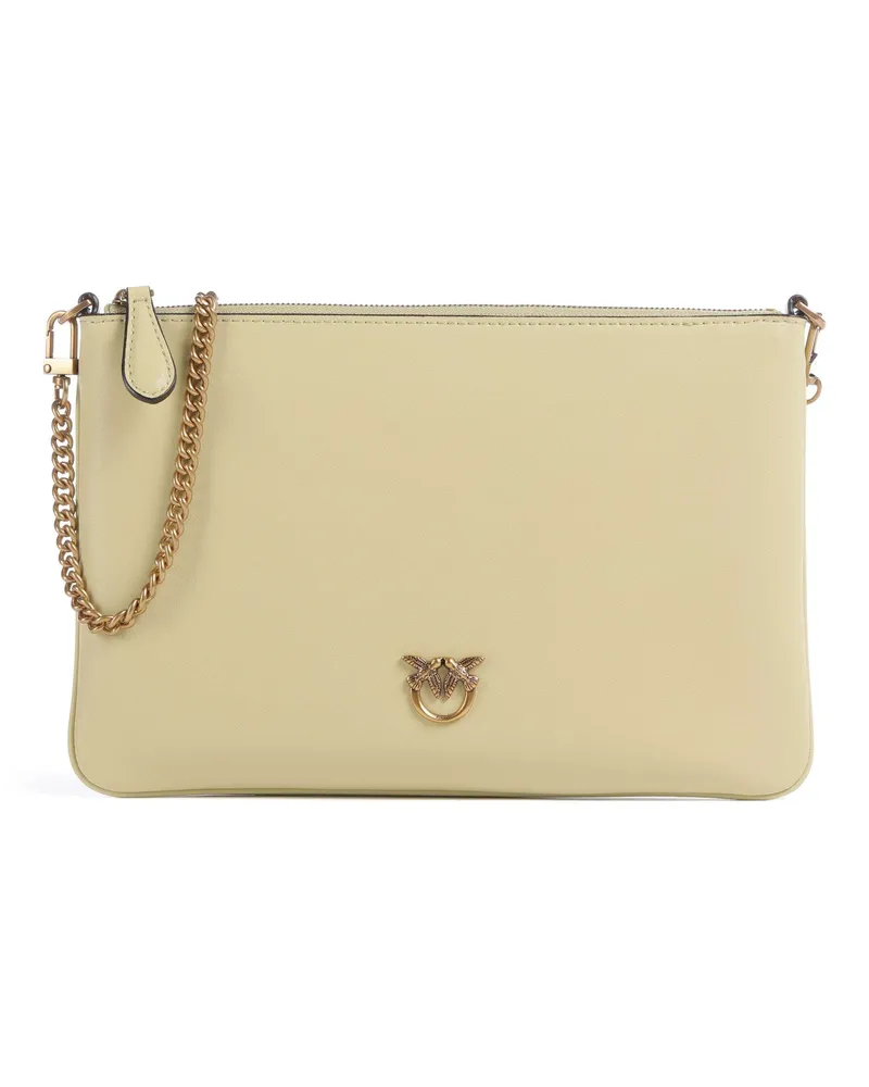 Pinko Umhängetasche Flat Classic in gelb Gelb