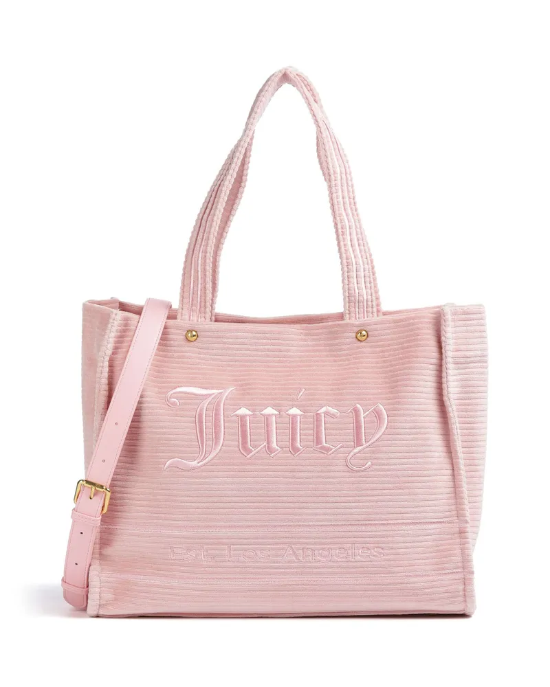Juicy Couture Shopper Iris Velvet L in pink Pink