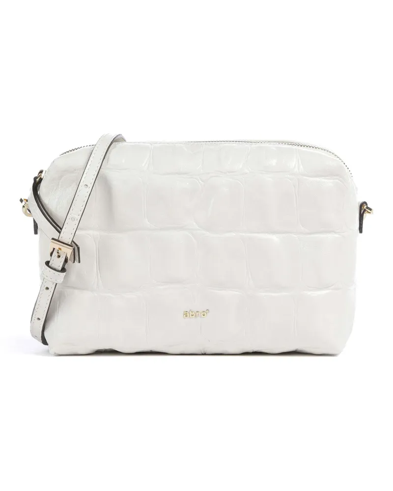 Abro Umhängetasche Maxi Cocco Kaia in weiß Weiß