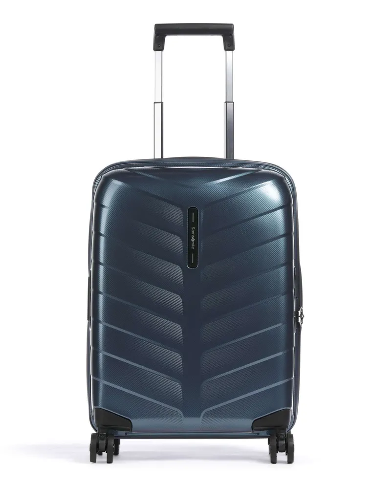 Samsonite 4-Rollen Trolley Attrix EXP in blau Blau