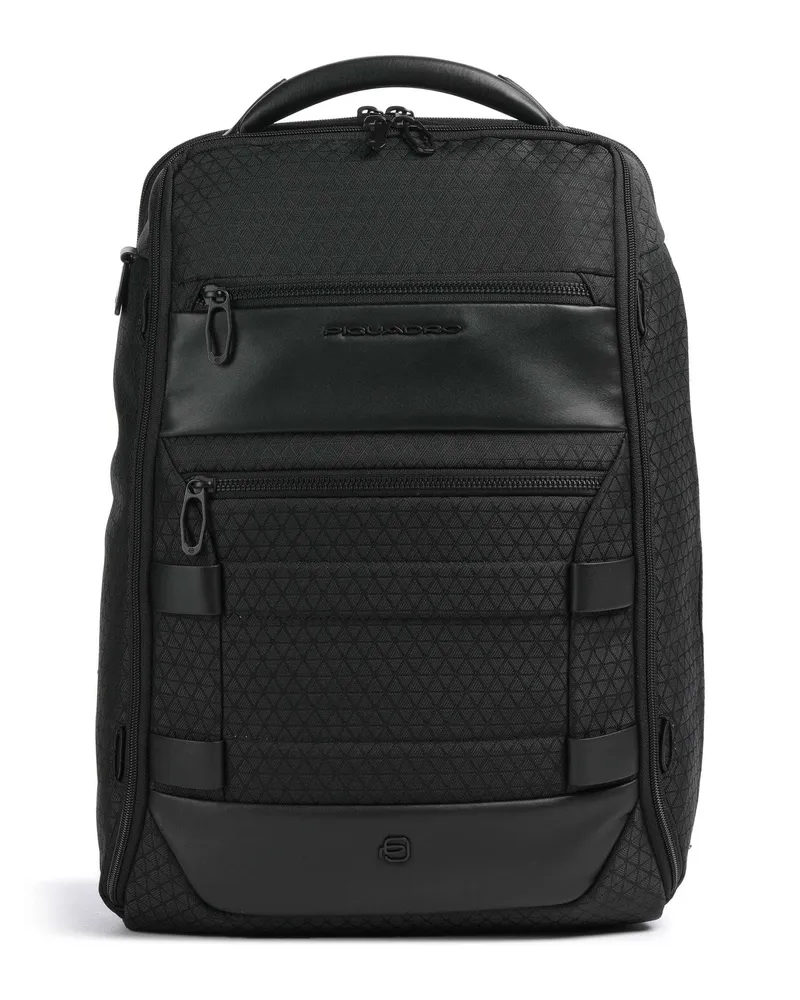 Piquadro Reiserucksack W139 in schwarz Schwarz