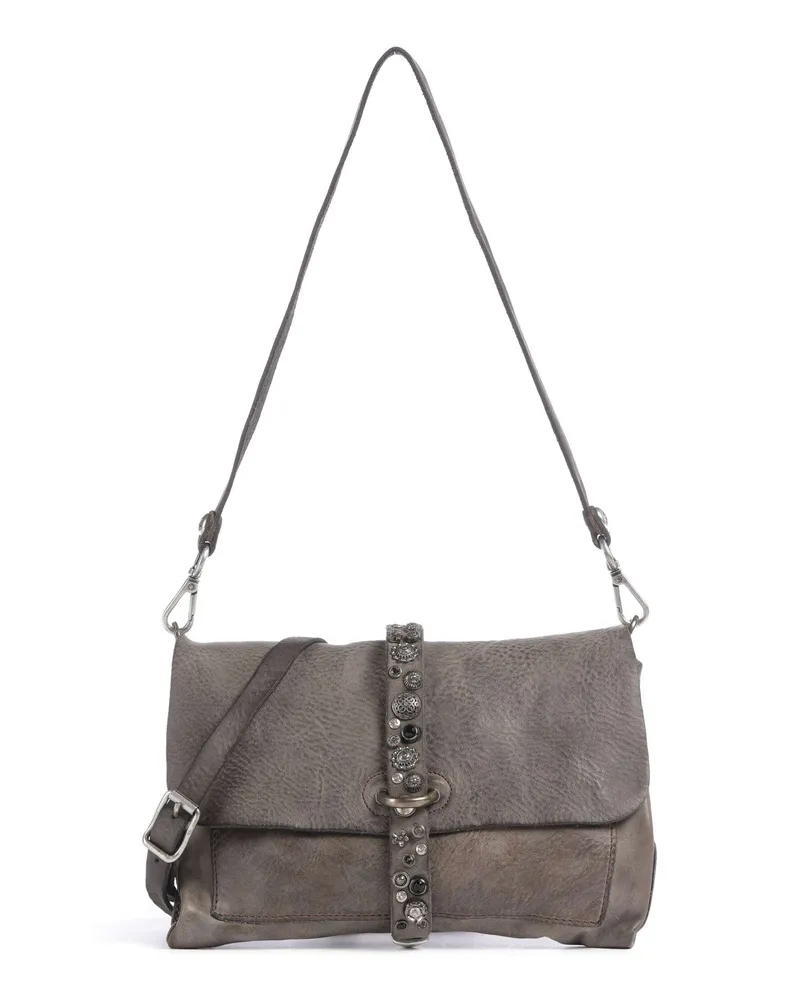 Campomaggi Schultertasche in grau Grau