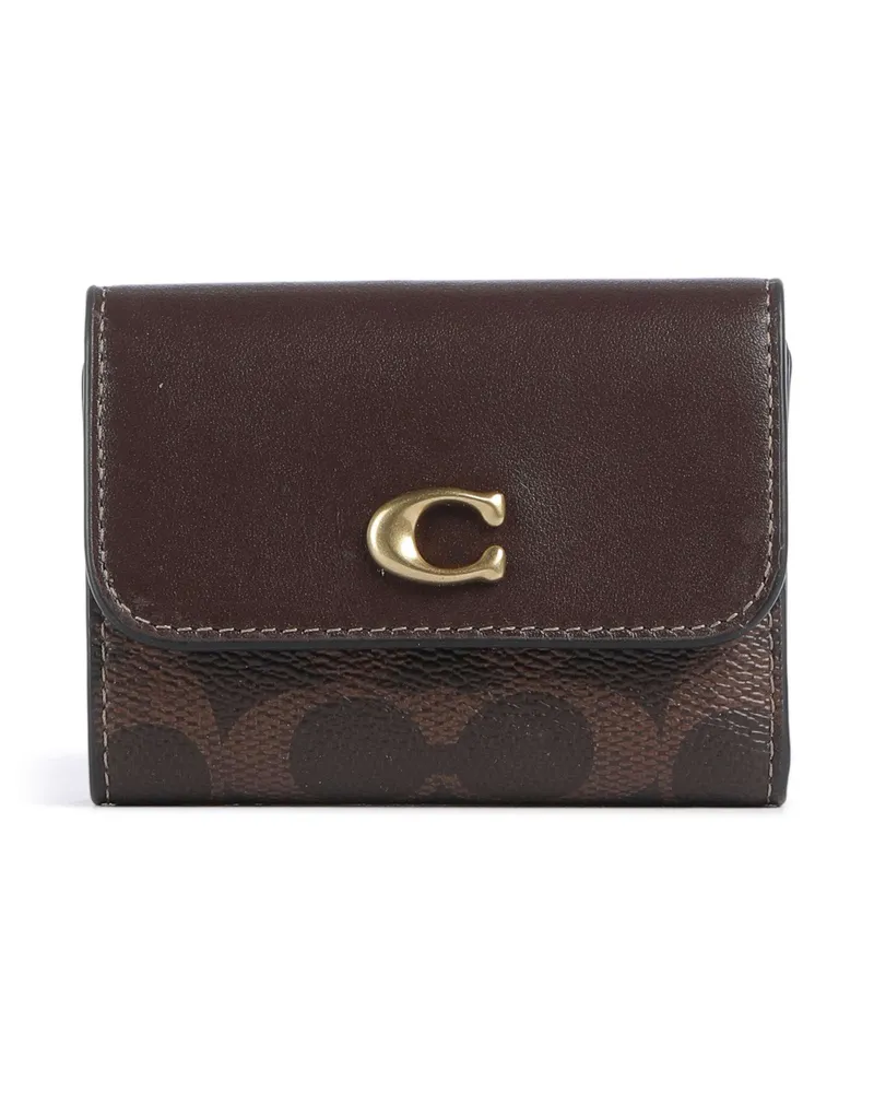 Coach Geldbörse Essential Signature in braun Braun