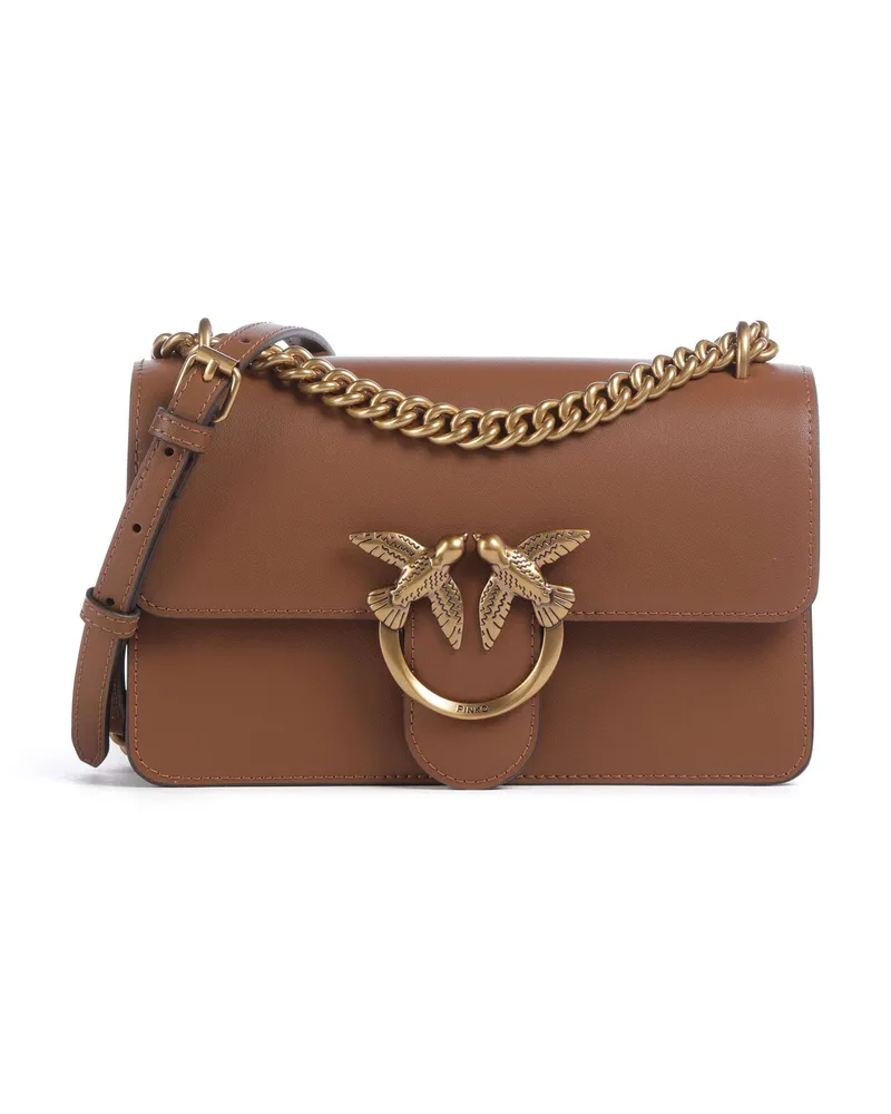 Pinko Schultertasche Love One Mini in braun Braun