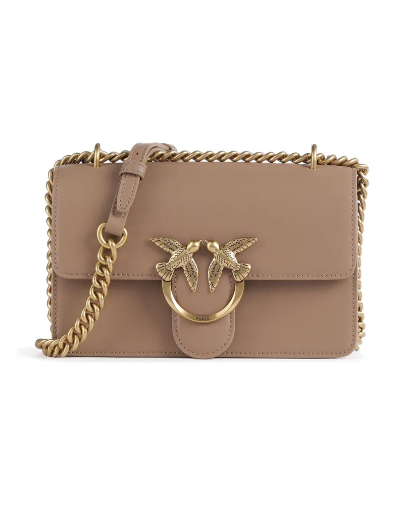 Pinko Schultertasche Love One Mini in braun Braun