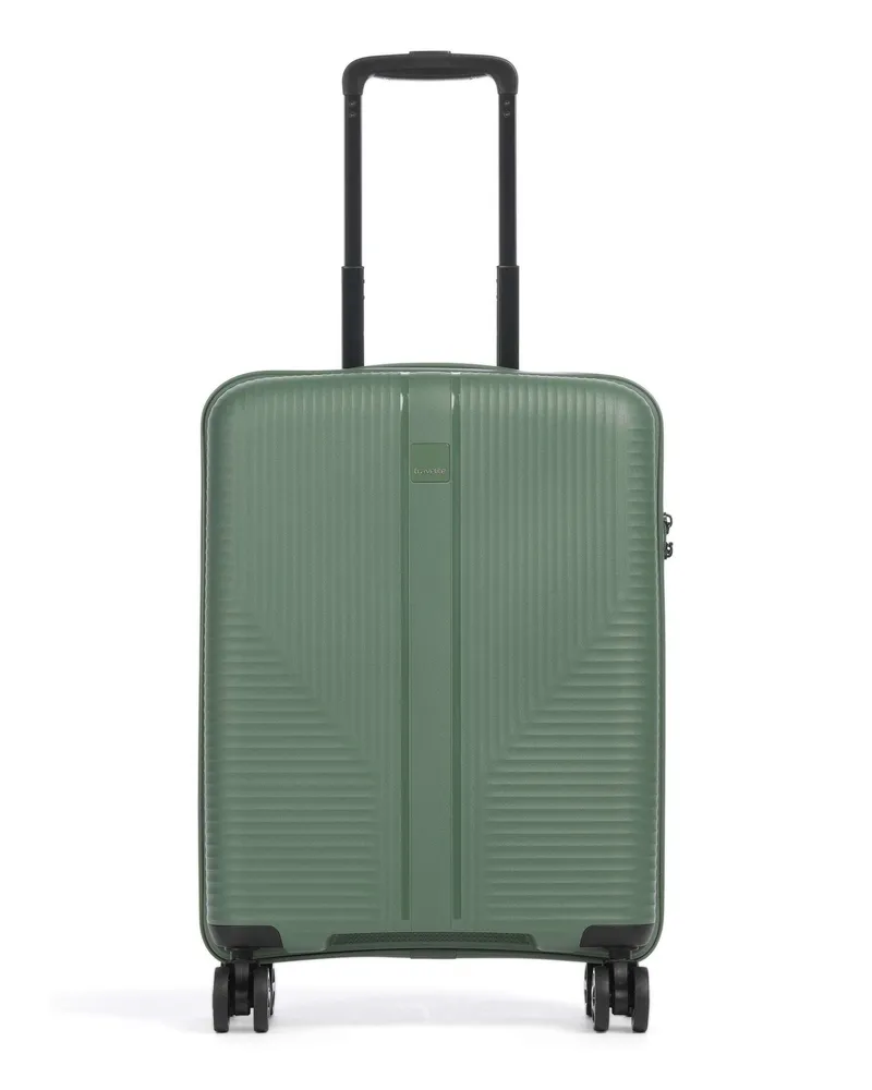Travelite 4-Rollen Trolley Air Stripe in grün Grün