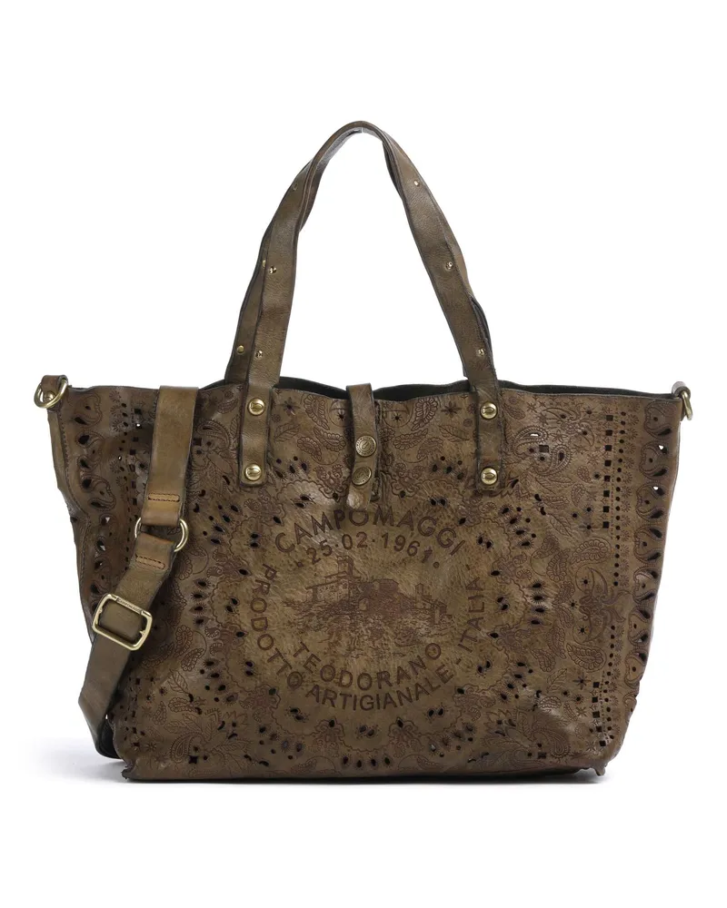 Campomaggi Shopper in oliv Oliv