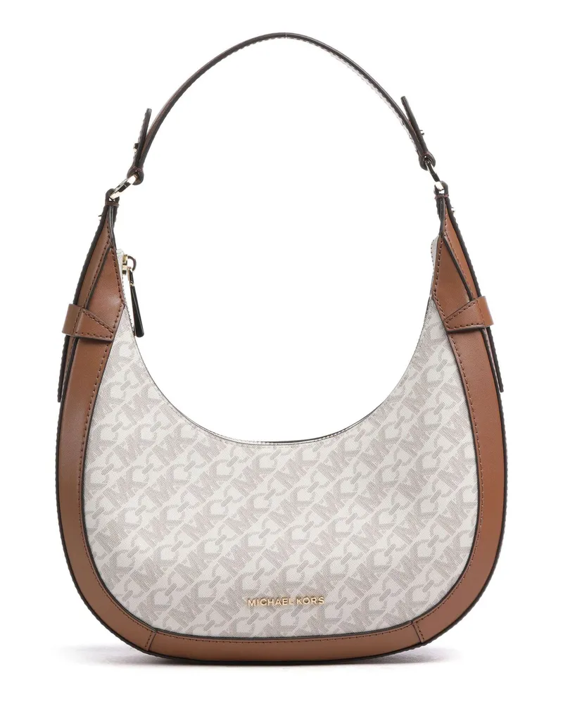 Michael Kors Schultertasche Preston in elfenbein Beige