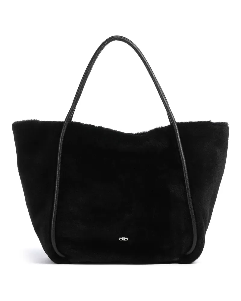 Abro Shopper Shearling Willow in schwarz Schwarz