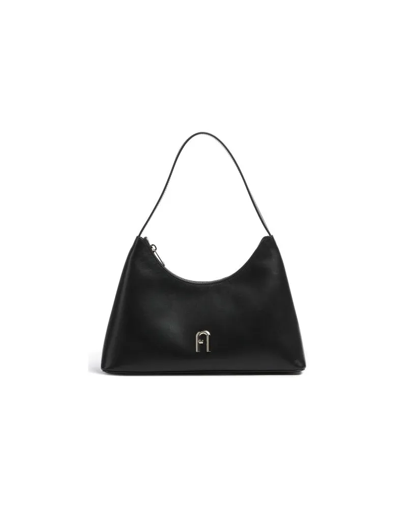 Furla Diamante S Beuteltasche schwarz Schwarz