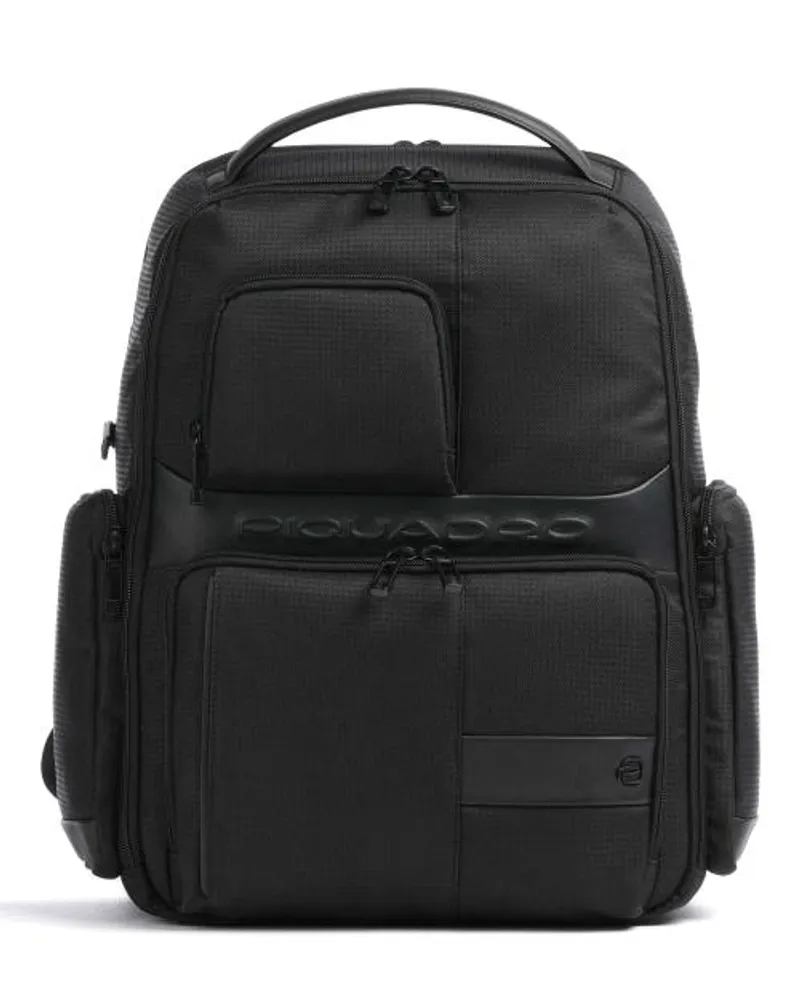 Piquadro Wollem Laptop-Rucksack dunkelblau Blau