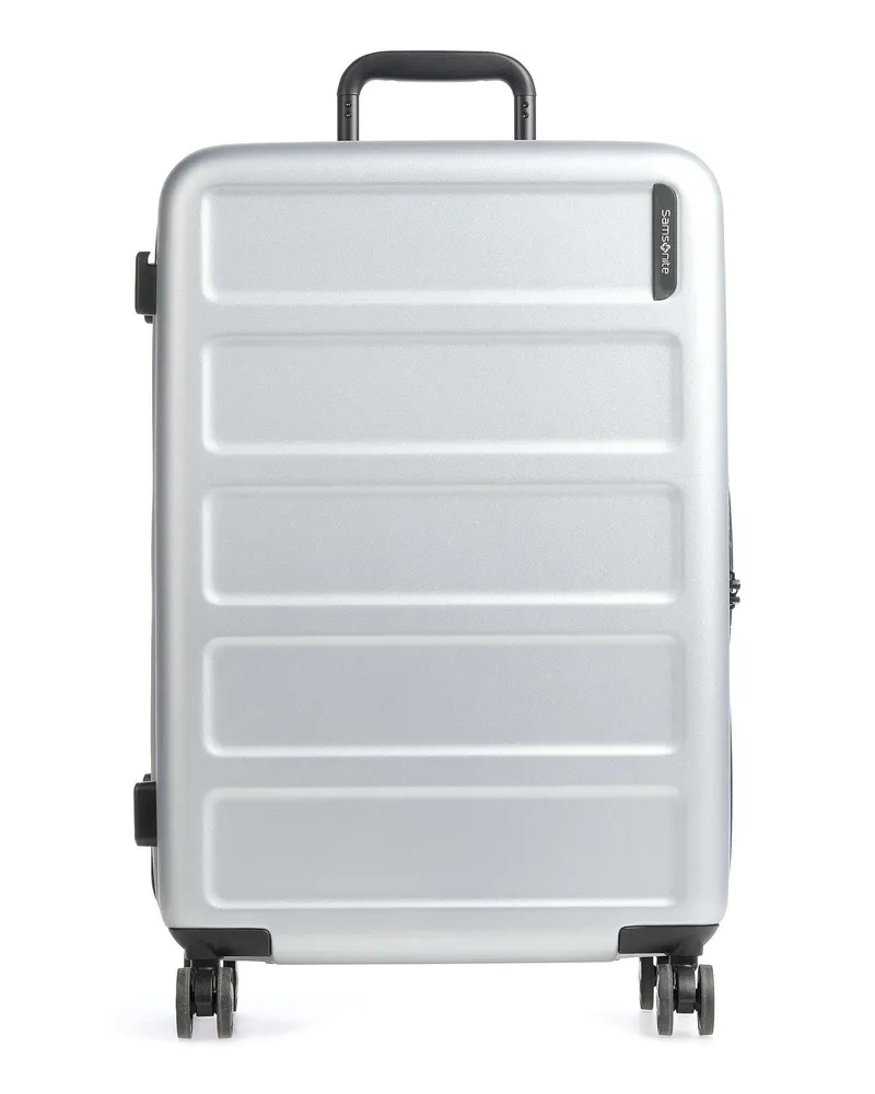 Samsonite 4-Rollen Trolley Quadrix in silber Silber