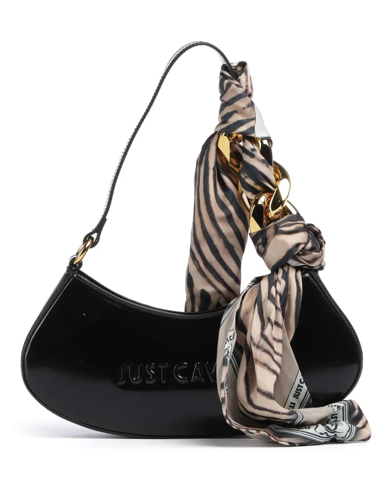 Just Cavalli Schultertasche Chain Foulard in schwarz Schwarz