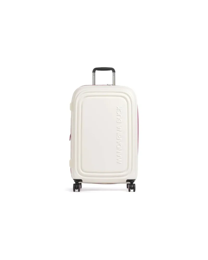 Mandarina Duck Logoduck+ 4-Rollen Trolley elfenbein Beige