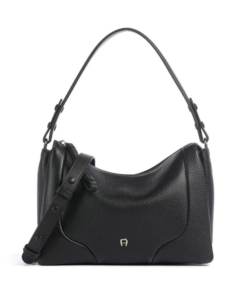 Aigner Beuteltasche Mara S in schwarz Schwarz