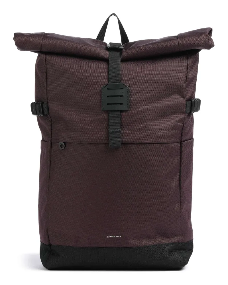 Sandqvist Rolltop Rucksack Icon M in rot Rot