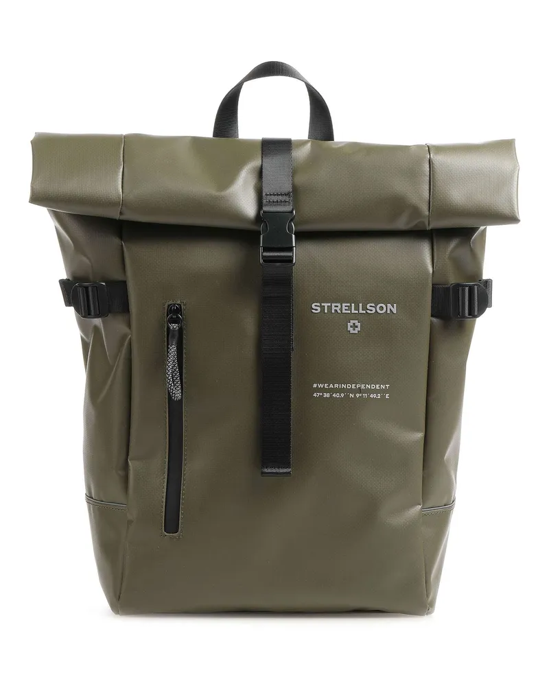 Strellson Rolltop Rucksack Stockwell 2.0 in oliv Oliv