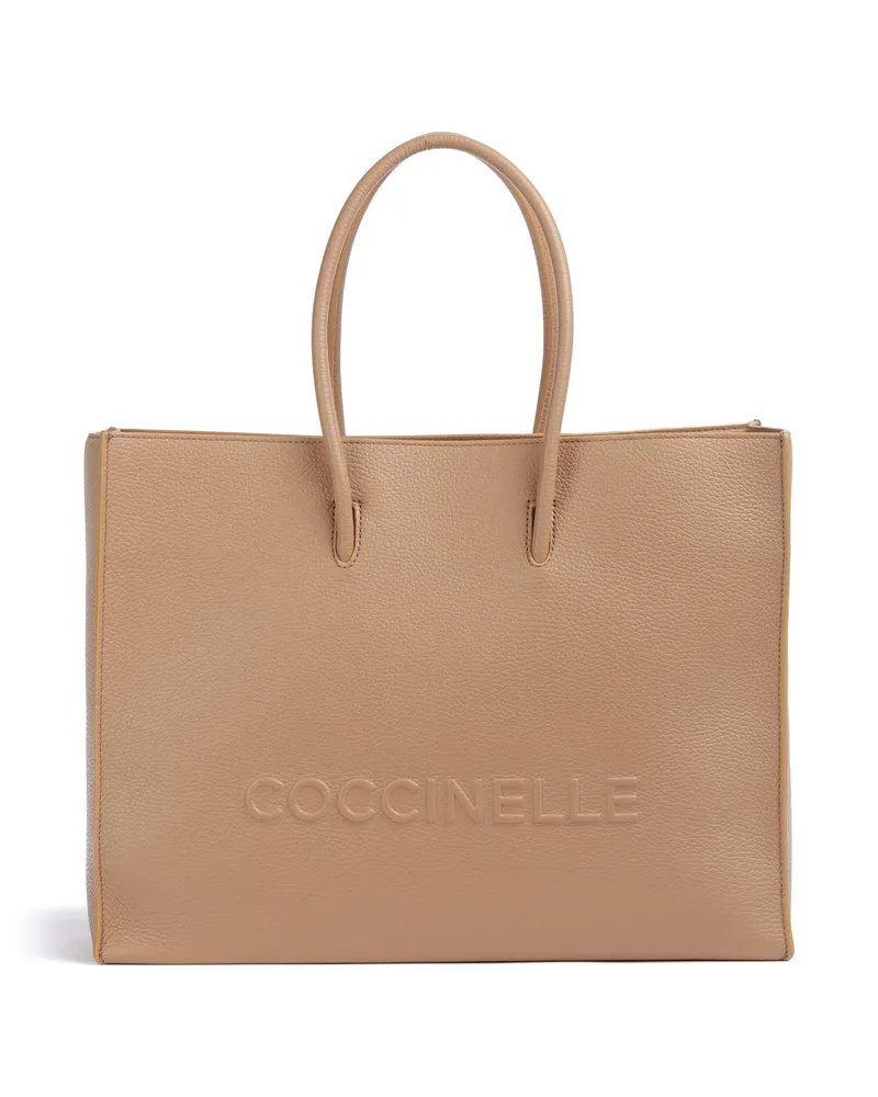 Coccinelle Shopper Myrtha Maxi Logo in braun Braun